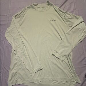 Simms Men's Light Green Long Sleeve Shirt fishing spf 50